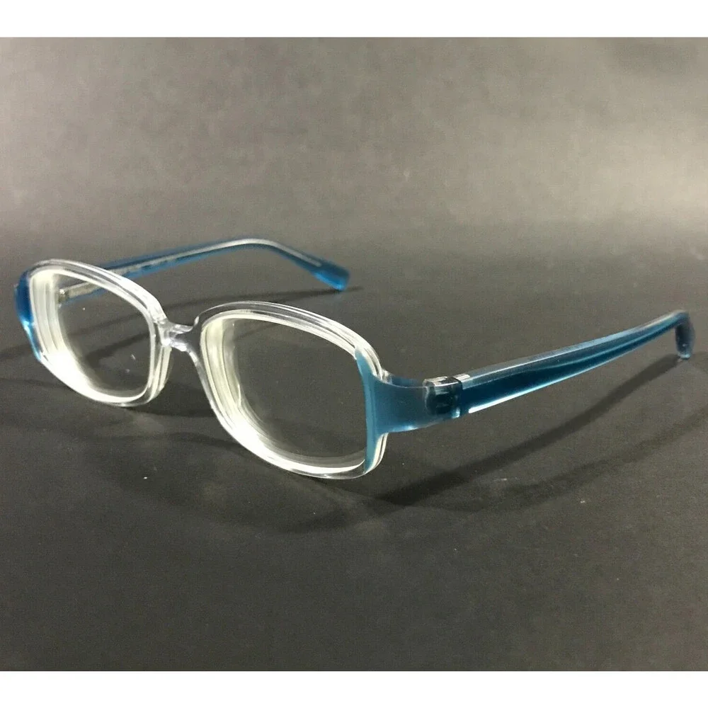 Paul Smith Eyeglasses Frames PS-421 CRY/AQ Blue Clear Rectangular 49-16-135